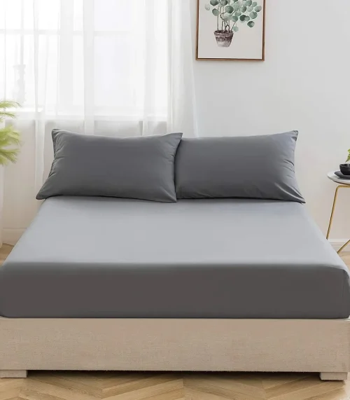 T200-Egyptian-cotton-fitted-Sheet-Double-Grey